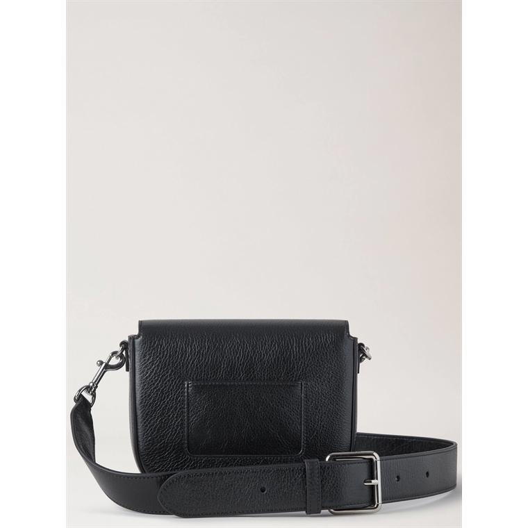 Mulberry Small Darley Satchel Black High Shine Leather